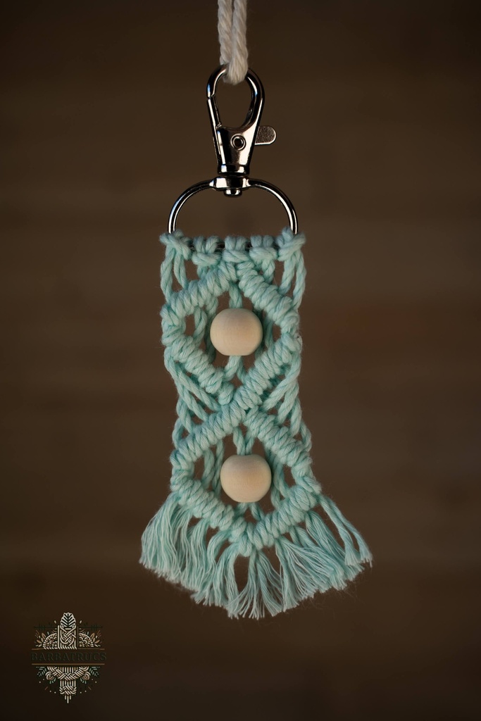 Porte-clés "Ange" à franges